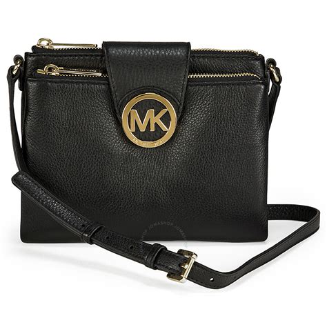 large michael kors black purse|michael kors mini crossbody purse.